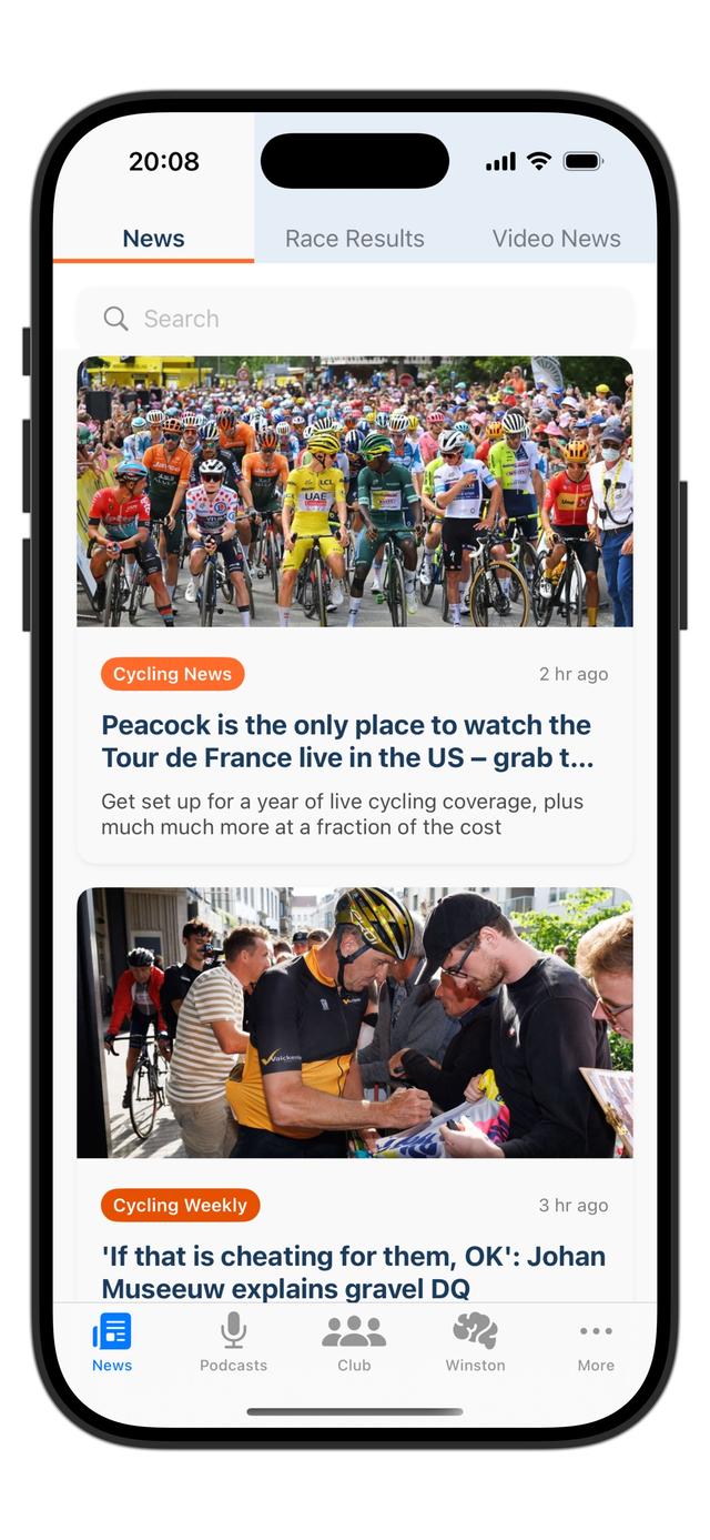 News & Race Results